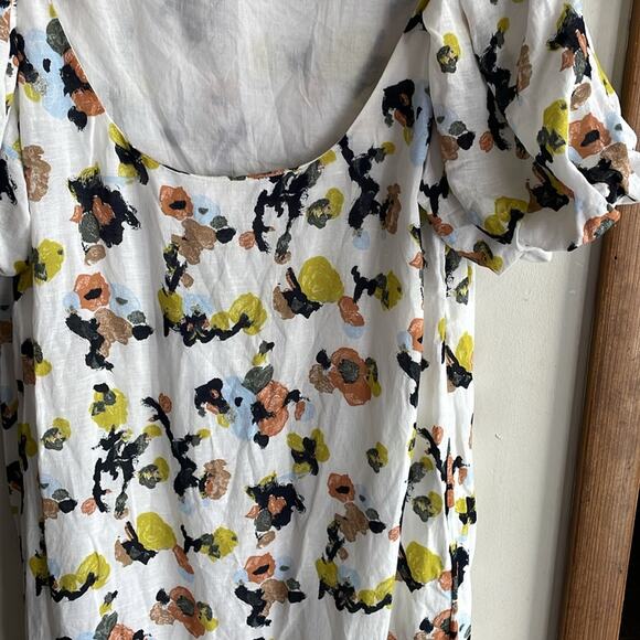 M.M.LaFleur The Gali Dress Meadow Print Linen - Picture 9 of 16